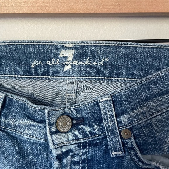 7 For All Mankind Boot Cut Jeans Size 27 - Picture 4 of 12